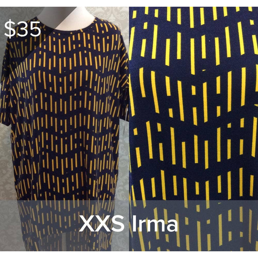 LuLaRoe Irma, XXS, NWT